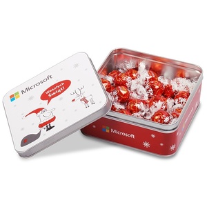 Puszka XMASS z pralinami